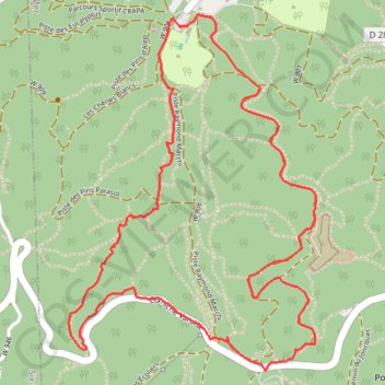 Itinéraire Janas - Sentier de Belle Pierre - Cap Sicié - Fort du Peyras, distance, dénivelé, altitude, carte, profil, trace GPS