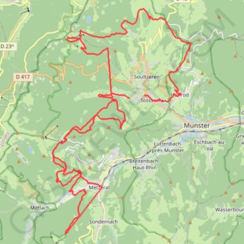 Itinéraire Morning Mountain Bike Ride, distance, dénivelé, altitude, carte, profil, trace GPS