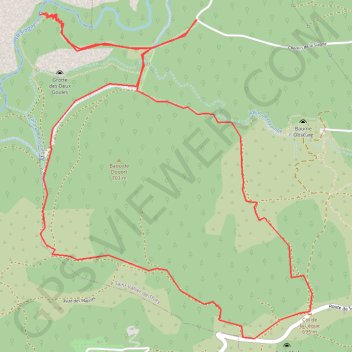 Itinéraire Arche du Ponadieu - Saint-Vallier, distance, dénivelé, altitude, carte, profil, trace GPS