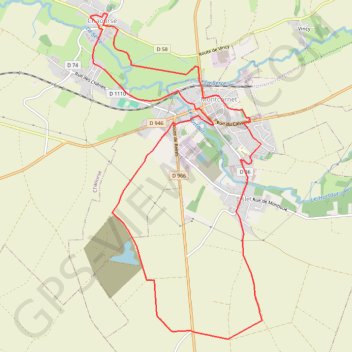 Itinéraire Les quatre vents, distance, dénivelé, altitude, carte, profil, trace GPS