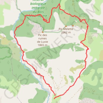 Itinéraire Rabou chabanottes Rabou, distance, dénivelé, altitude, carte, profil, trace GPS