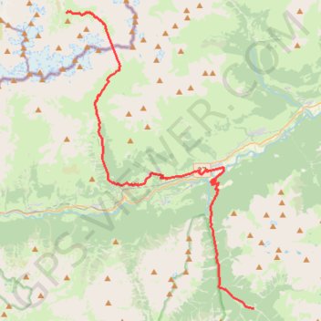 Itinéraire Via-Alpina R66-R67 - Jamtalhutte - Ftan - S-Charl, distance, dénivelé, altitude, carte, profil, trace GPS