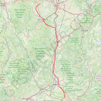 Itinéraire Etape 8 Ter JC / La Croix Saint-Jean - Domicile, distance, dénivelé, altitude, carte, profil, trace GPS
