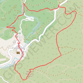 Itinéraire Roc de Mallorca (Roc de Majorque), distance, dénivelé, altitude, carte, profil, trace GPS