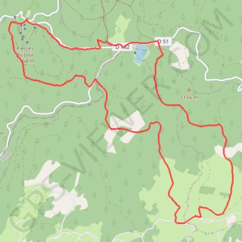 Itinéraire Station de La Loge des Gardes, distance, dénivelé, altitude, carte, profil, trace GPS
