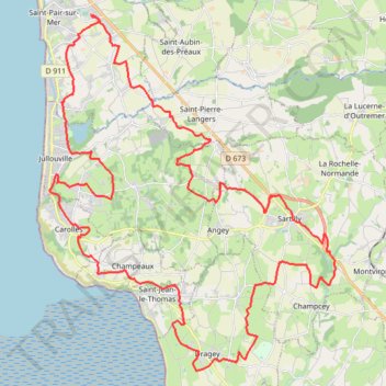 Itinéraire VTTIST 55KM MODIFIE, distance, dénivelé, altitude, carte, profil, trace GPS