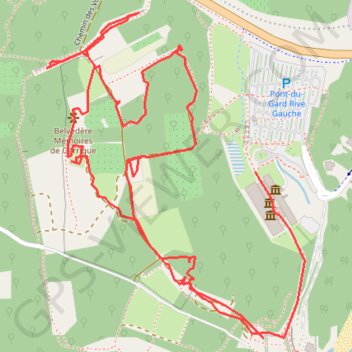 Itinéraire Mémoires de Garrigue, distance, dénivelé, altitude, carte, profil, trace GPS