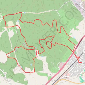 Itinéraire Rando de Nuit Milhaud, distance, dénivelé, altitude, carte, profil, trace GPS