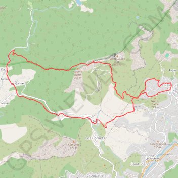 Itinéraire Mont Caume, distance, dénivelé, altitude, carte, profil, trace GPS