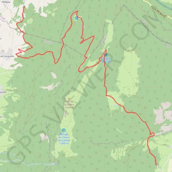 Itinéraire Par dessus la Montagne de Banges, distance, dénivelé, altitude, carte, profil, trace GPS