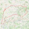 Itinéraire Confolens - Monts de Blond, distance, dénivelé, altitude, carte, profil, trace GPS