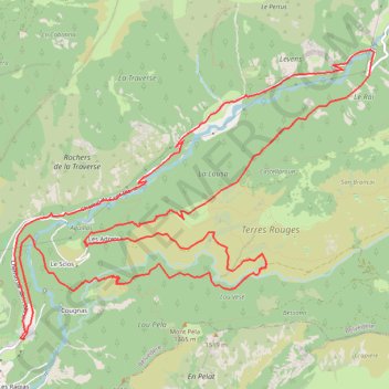 Itinéraire La Croix du Suolcle, distance, dénivelé, altitude, carte, profil, trace GPS