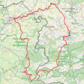 Itinéraire Grande boucles des lacs, distance, dénivelé, altitude, carte, profil, trace GPS