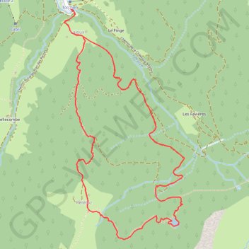 Itinéraire Lac de Pététoz, circuit depuis la Chèvrerie, distance, dénivelé, altitude, carte, profil, trace GPS