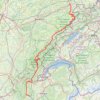 Itinéraire Grande Traversée du Jura à Vélo, distance, dénivelé, altitude, carte, profil, trace GPS