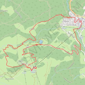 Itinéraire 24Y4 Beauregard 00, distance, dénivelé, altitude, carte, profil, trace GPS