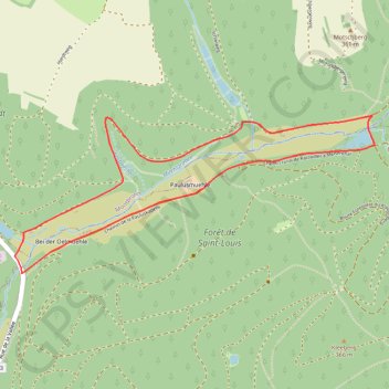 Itinéraire Parcours oligmuhle, distance, dénivelé, altitude, carte, profil, trace GPS