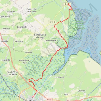 Itinéraire 1 - Course_1944_2024, distance, dénivelé, altitude, carte, profil, trace GPS