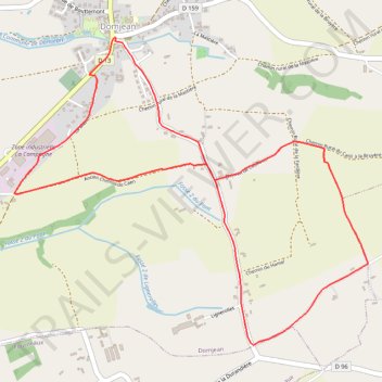 Itinéraire De chemins en chemins vers Beuvrigny, distance, dénivelé, altitude, carte, profil, trace GPS