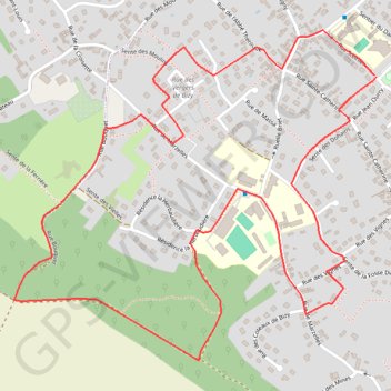 Itinéraire Circuit Saint-Adjutor - Vernon, distance, dénivelé, altitude, carte, profil, trace GPS