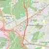 Itinéraire Clamart - Verrières, distance, dénivelé, altitude, carte, profil, trace GPS