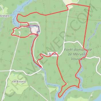 Itinéraire VTT N°2, distance, dénivelé, altitude, carte, profil, trace GPS