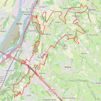 Itinéraire Tracé, distance, dénivelé, altitude, carte, profil, trace GPS