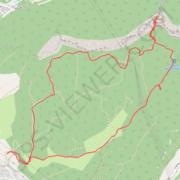 Itinéraire La dent de Moirans, distance, dénivelé, altitude, carte, profil, trace GPS