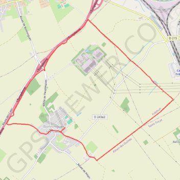 Itinéraire Chemin de la Folie - Bonningues-les-Calais, distance, dénivelé, altitude, carte, profil, trace GPS