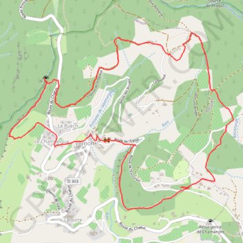 Itinéraire Vernon, Ardèche, distance, dénivelé, altitude, carte, profil, trace GPS