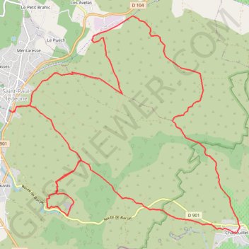 Itinéraire Les Ramades, distance, dénivelé, altitude, carte, profil, trace GPS