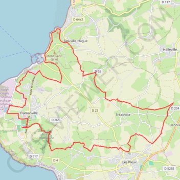 Itinéraire 1 - RDC 2024 VTT 27 km, distance, dénivelé, altitude, carte, profil, trace GPS