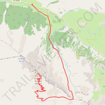 Itinéraire Pic de Château Renard (Queyras), distance, dénivelé, altitude, carte, profil, trace GPS