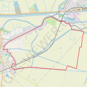 Itinéraire Marche à Marans, distance, dénivelé, altitude, carte, profil, trace GPS