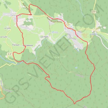Itinéraire Le Bessat (42) - Les Grands Bois, distance, dénivelé, altitude, carte, profil, trace GPS