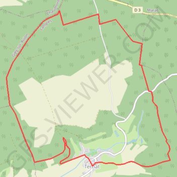 Itinéraire Ternat les grands bois, distance, dénivelé, altitude, carte, profil, trace GPS