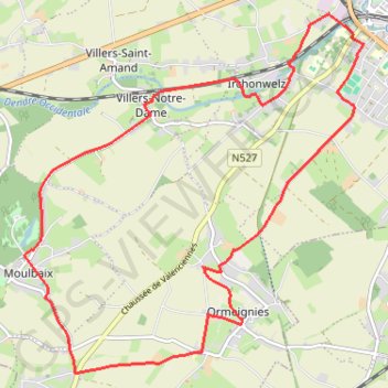 Itinéraire 3.34-Circuit des châteaux, distance, dénivelé, altitude, carte, profil, trace GPS