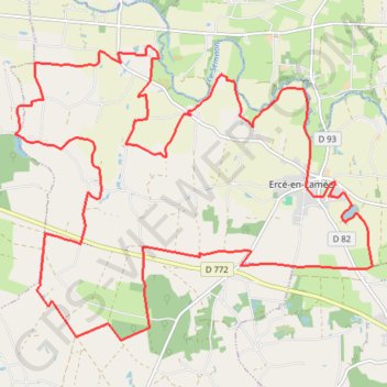 Itinéraire Ercé en Lamée, distance, dénivelé, altitude, carte, profil, trace GPS