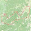 Itinéraire Les Gorges de la Nesque - Villes-sur-Auzon, distance, dénivelé, altitude, carte, profil, trace GPS