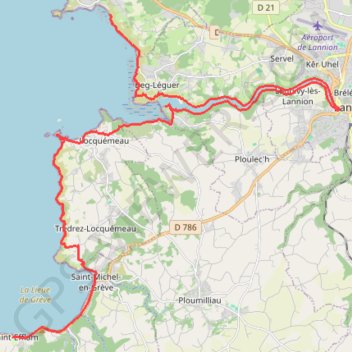 Itinéraire 14, distance, dénivelé, altitude, carte, profil, trace GPS