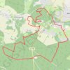 Itinéraire Parcours en vtt dans la foret de Rambouillet depuis Montfort l'Amaury, distance, dénivelé, altitude, carte, profil, trace GPS