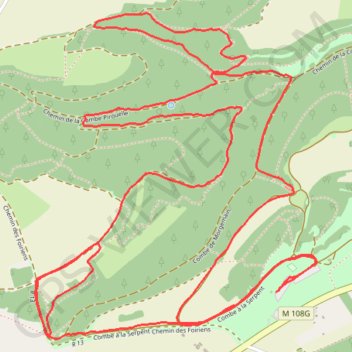 Itinéraire De cadoles en meurgers, distance, dénivelé, altitude, carte, profil, trace GPS