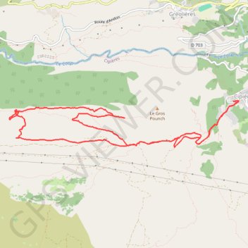 Itinéraire 6-776, distance, dénivelé, altitude, carte, profil, trace GPS