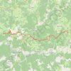 Itinéraire Randonnée dans le Lot : Cajarc - Pech-Merle, distance, dénivelé, altitude, carte, profil, trace GPS