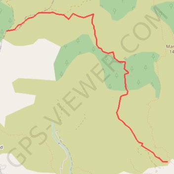 Itinéraire Sentier Thoard-Courbons, distance, dénivelé, altitude, carte, profil, trace GPS