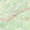 Itinéraire De Ranchot à Baume-les-Dames, distance, dénivelé, altitude, carte, profil, trace GPS