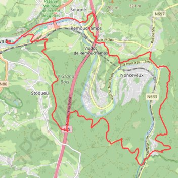Itinéraire Ohm Trail Light, distance, dénivelé, altitude, carte, profil, trace GPS