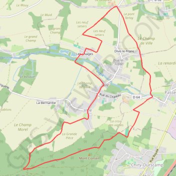 Itinéraire Circuit du Mont Hubert - Ville, distance, dénivelé, altitude, carte, profil, trace GPS