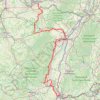 Itinéraire EuroVelo 5 - Moselle / Alsace, distance, dénivelé, altitude, carte, profil, trace GPS