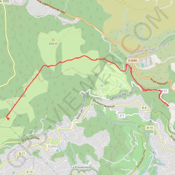 Itinéraire Randonnée du 14/01/2022 à 16:21, distance, dénivelé, altitude, carte, profil, trace GPS
